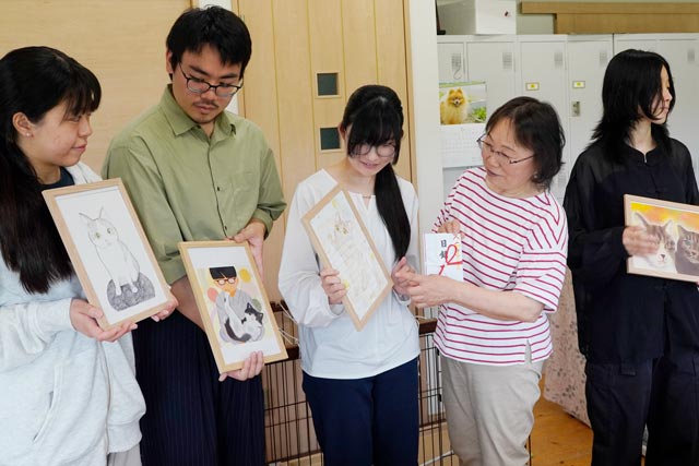 寄付贈呈式の様子