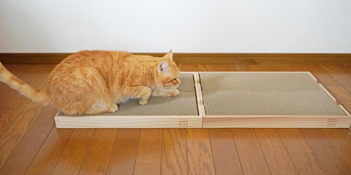 並べて使える爪とぎ(横)