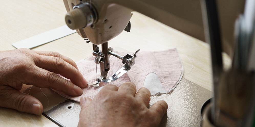 岩手の縫製職人による手作り