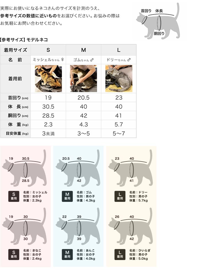 サイズの選び方