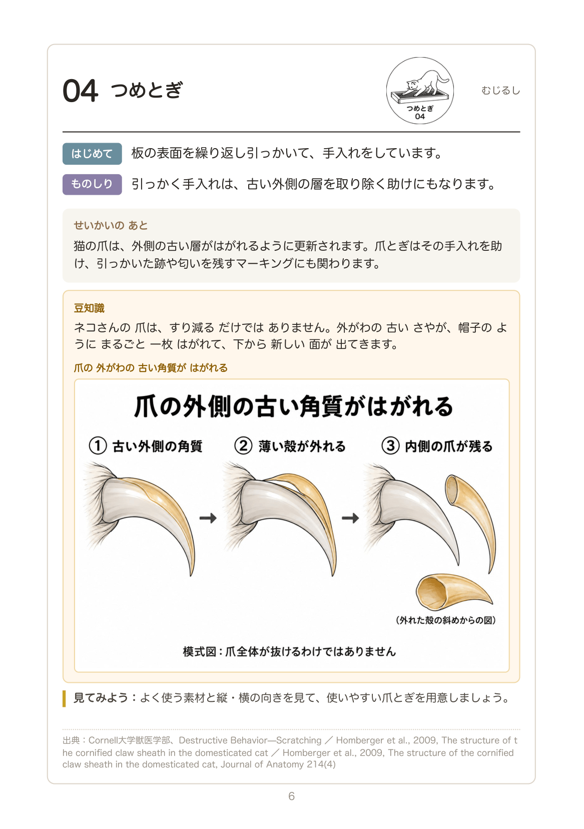 読本のページ（04 つめとぎ）