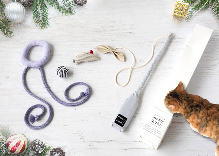 クリスマス猫おもちゃセット