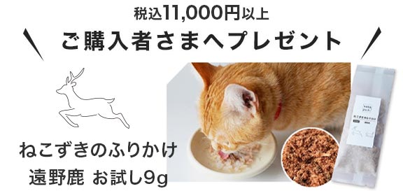 購入特典：11000円以上でふりかけプレゼント